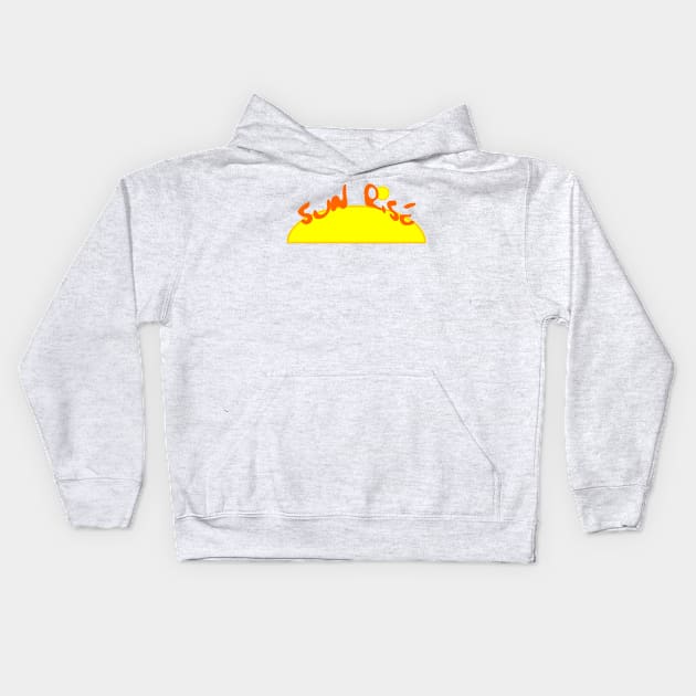 SunRise Kids Hoodie by andersonartstudio